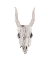 Helovino dekoracija ožkos kaukolė 40 cm