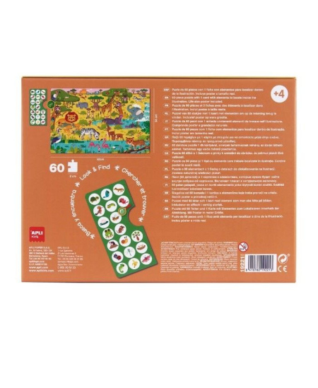 Pastabumo dėlionė Apli Kids „Savana“