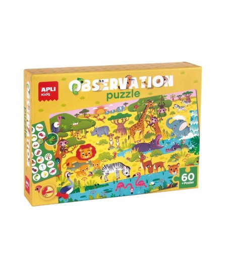 Pastabumo dėlionė Apli Kids „Savana“