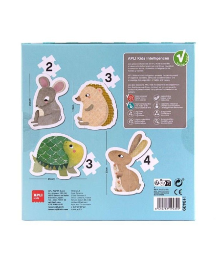 Mano pirmoji dėlionė Apli KIds „Gyvūnėliai“