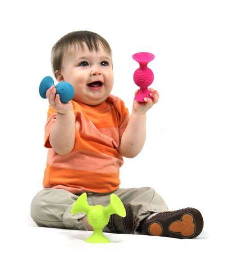 Lipšniukai - barškučiai FatBrainToys „PipSquigz“
