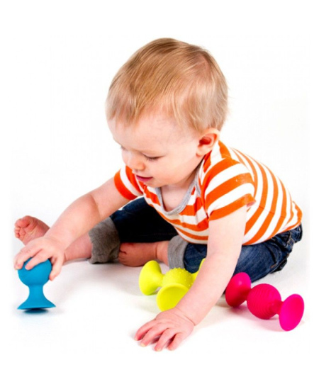 Lipšniukai - barškučiai FatBrainToys „PipSquigz“