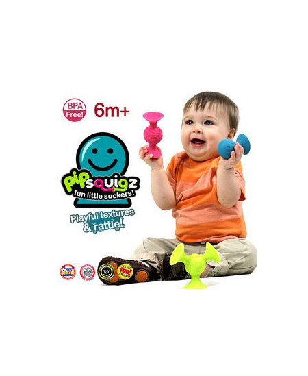 Lipšniukai - barškučiai FatBrainToys „PipSquigz“