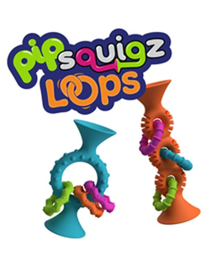Lipšniukai MindWare „PipSquigz Loops“ (oranžinis)