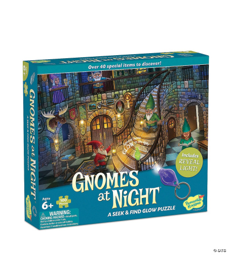 Pastabumo dėlionė MindWare „Gnomes at night“