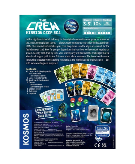 Bendradarbiavimo žaidimas THAMES&KOSMOS ,,The Crew: Mission Deep Sea"