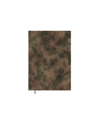 Kalendorius MANAGER Day 2026, A5, PU,  Camouflage