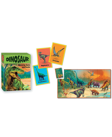 Atitikimo žaidimas-dėlionė MindWare „Dinozauras”