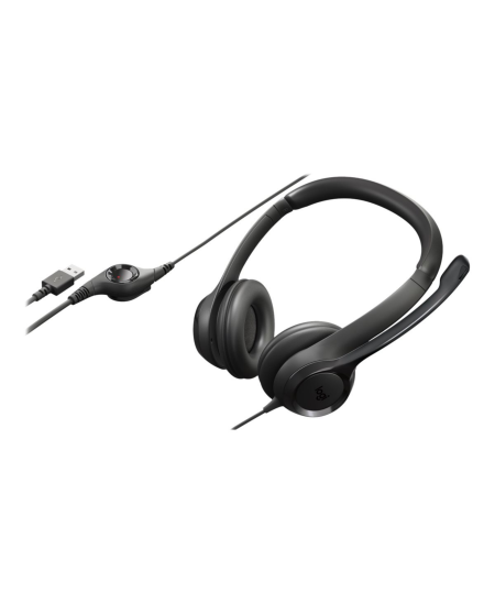 Logitech | Computer headset | H390 | Built-in microphone | USB Type-A | Black
