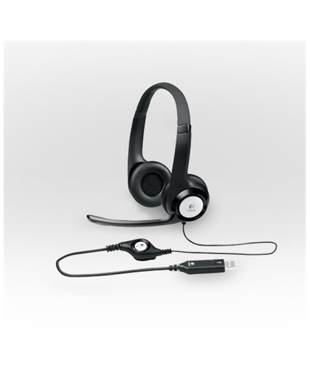 Logitech | Computer headset | H390 | Built-in microphone | USB Type-A | Black