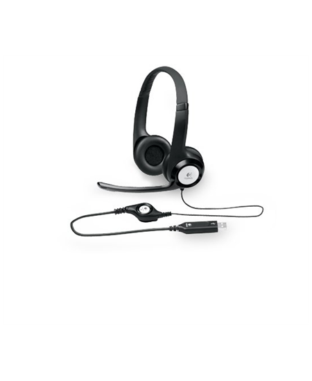 Logitech | Computer headset | H390 | Built-in microphone | USB Type-A | Black
