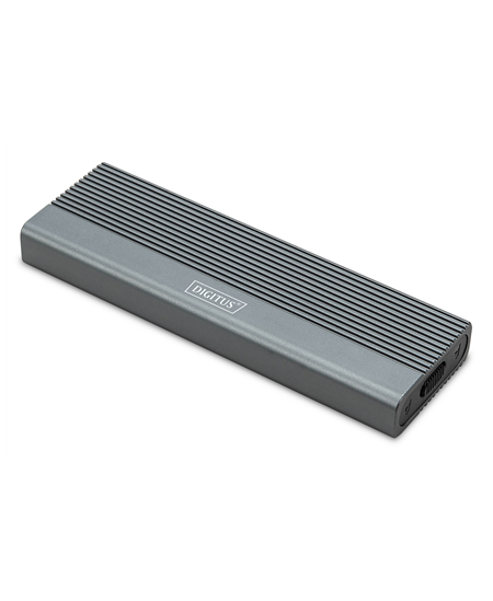 Digitus USB M.2 hard disk enclosure, SSD, external, SATA, 6Gbps, USB 3.1 Gen2 | DA-71154