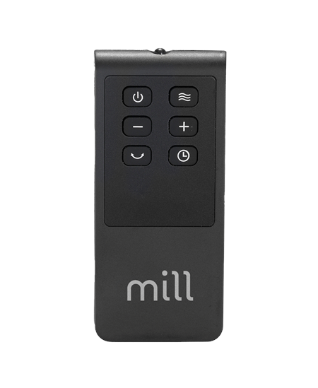 Mill FH1500BLACK | Ceramic fan heater | 1500 W | Suitable for rooms up to 22 m² | Black