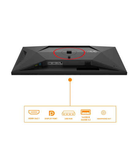 AOC | Q27G4SRU | 27 " | Fast IPS | QHD | 16:9 | 320 Hz | 0.3 ms | 2560 x 1440 pixels | 400 cd/m² | HDMI ports quantity 2 |