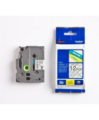 Brother TZE-131 (TZE131) Laminuotos ženklinimo juostos kasetė, Black on Clear 12mm, 8m