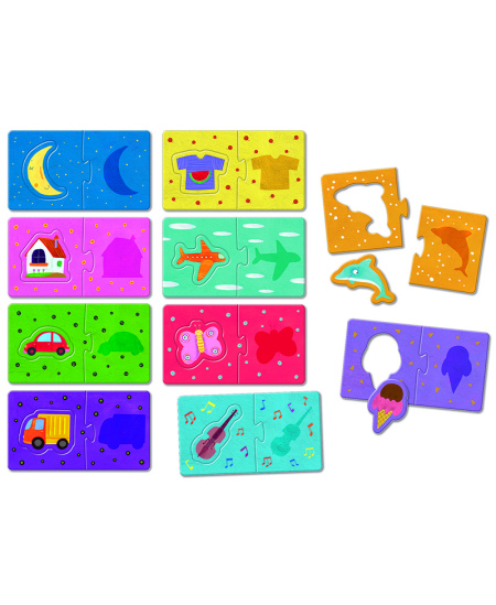 Montessori žaidimas-loginė dėlionė LUDATTICA Atrask formą (3+)