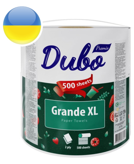 Virtuviniai popieriniai rankšluosčiai DIVO 500, 1 rit.