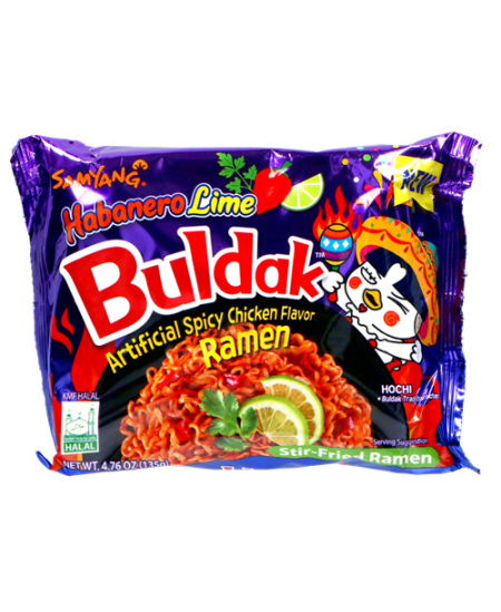 Ramenas SAMYANG, Hot Chicken Habanero Lime, 135g