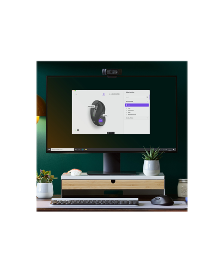Logitech Signature M650 L Left Wireless Mouse, RF Wireless + Bluetooth, 2000 DPI, Graphite | Logitech
