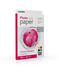 ColorWay Photo Paper, 50 sheets | 255 g/m² | A4 | Premium High Glossy