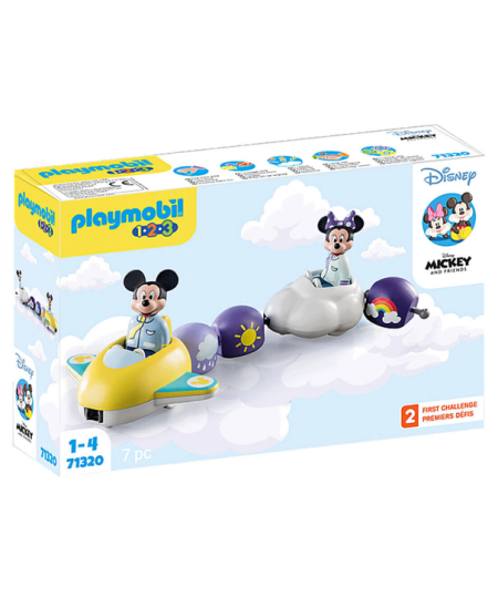 PLAYMOBIL 1.2.3 "Mikio ir Minės pasivažinėjimas debesyse", 71320