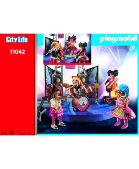 PLAYMOBIL City Life "Muzikos grupė", 71042