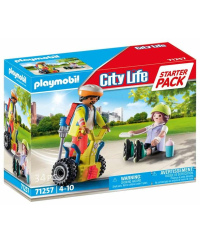 PLAYMOBIL City Life Starter Pack "Pagalba riedžiu", 71257