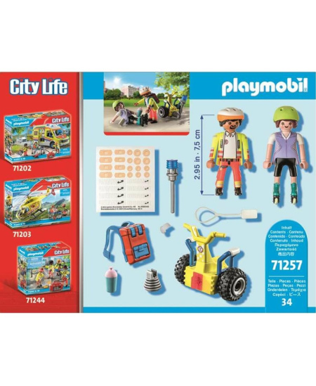 PLAYMOBIL City Life Starter Pack "Pagalba riedžiu", 71257