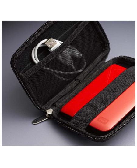 Case Logic Portable Hard Drive Case Black, Molded EVA Foam