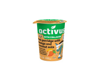 Greitai paruošiama avižinė košė ACTIVUS, su mangų ir kokoso gėrimu, indelyje, 60g.