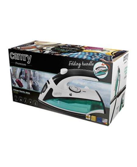 Camry | CR 5024 | Steam Travel iron | 840 W | Water tank capacity 40 ml | White/green/black