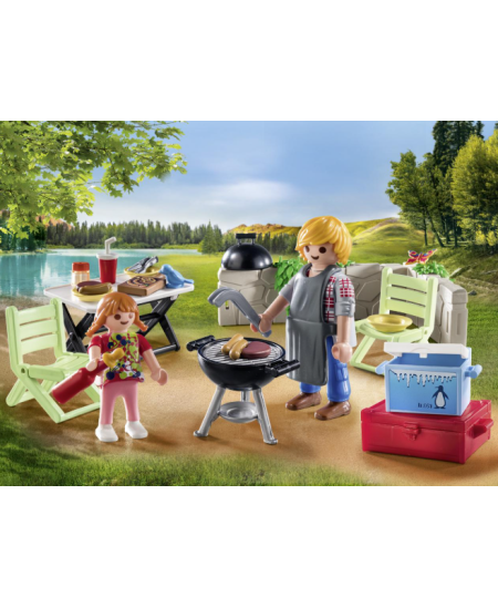 PLAYMOBIL Family Fun "Barbekiu su šeima", 71427