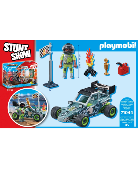 PLAYMOBIL Stunt Show "Lenktynininkas su automobiliu", 71044