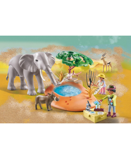 PLAYMOBIL Wiltopia "Dramblys šalia vandens", 71294