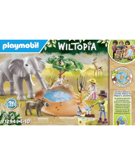 PLAYMOBIL Wiltopia "Dramblys šalia vandens", 71294