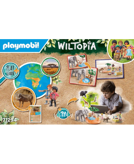 PLAYMOBIL Wiltopia "Dramblys šalia vandens", 71294