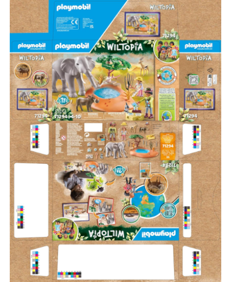 PLAYMOBIL Wiltopia "Dramblys šalia vandens", 71294
