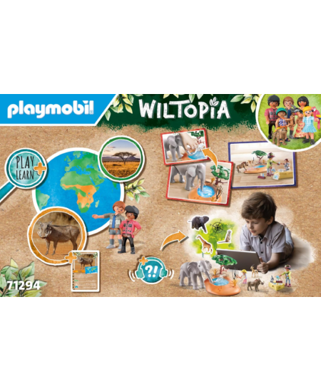 PLAYMOBIL Wiltopia "Dramblys šalia vandens", 71294