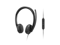Lenovo Wired VoIP Headset 5000 (Teams) | Built-in microphone | USB Type-A, USB Type-C | Black
