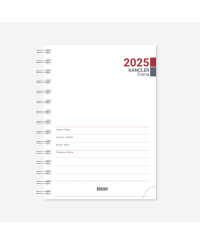 Vidaus blokas kalendoriui Kancleris Spirex Day 2026, A6+