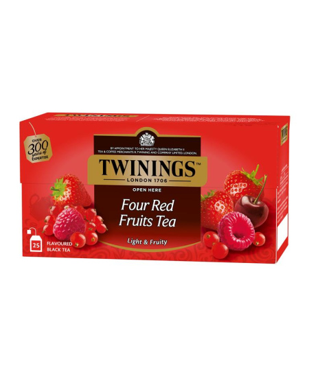 TWININGS Juodoji arbata su raudonom uogom,50g