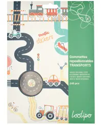 Perkeliami lipdukai LOOLIPO Transportas, 240 vnt.