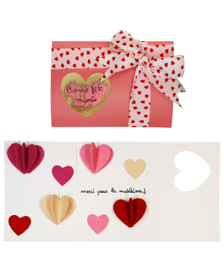 Lipdukai iš veltinio dekoravimui LOOLIPO Širdelės, 150 vnt.