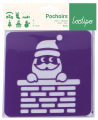 Piešimo trafaretai LOOLIPO Kalėdos, 6 vnt.