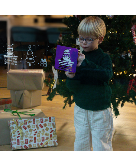 Piešimo trafaretai LOOLIPO Kalėdos, 6 vnt.