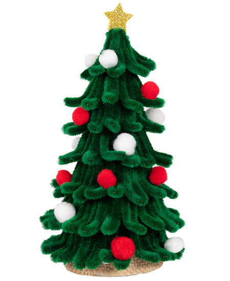 Šenilo vielučių, pomponų ir judančių akyčių rinkinys LOOLIPO Maxi "Kalėdos", 300 vnt.