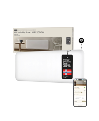 Mill Invisible Smart WiFi Heater | PA2000WIFI4 | Panel Heater | 2000 W | Suitable for rooms up to 24-28 m² | White | IPX4