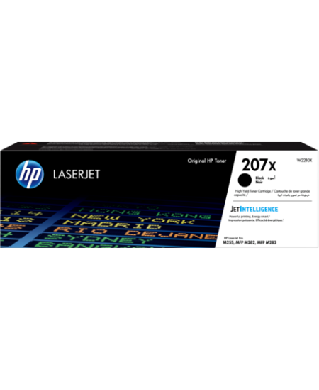 HP 207X (W2210X) Lazerinė kasetė, Juoda