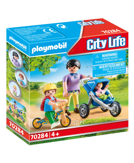 PLAYMOBIL City Life "Mama su vaikais", 70284