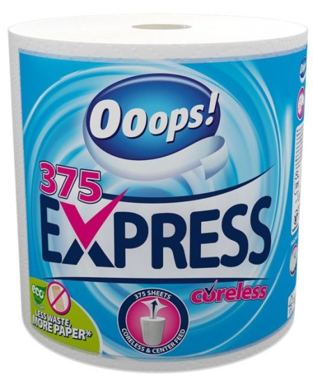 Virtuviniai popieriniai rankšluosčiai Ooops! Express, 1 rit.
